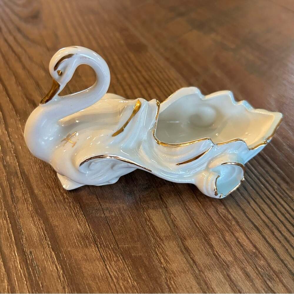 Swan Trinket Dish Made in Italy